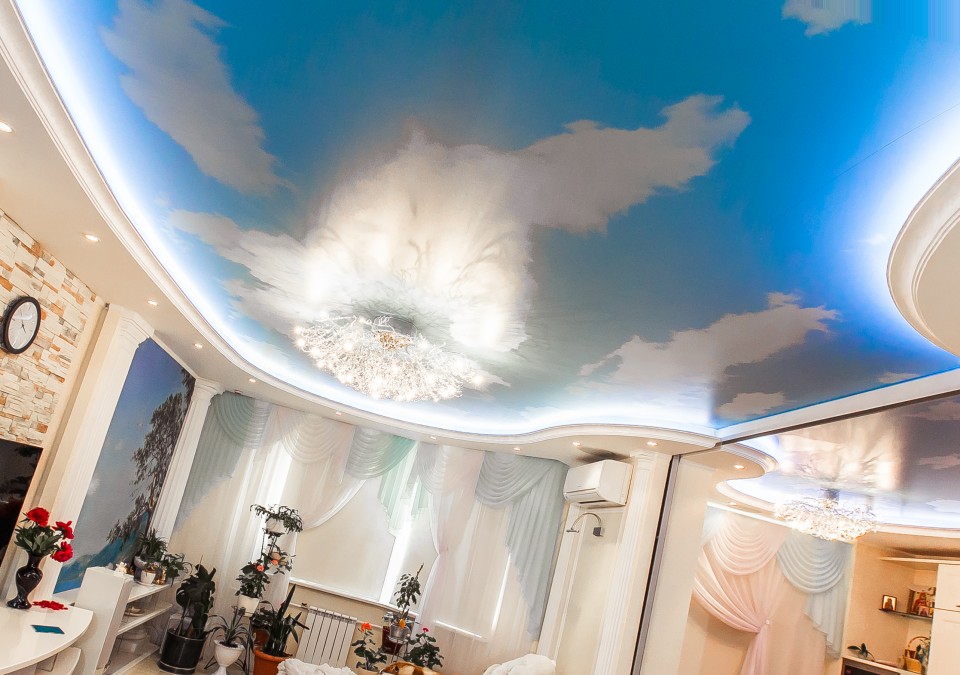 Заказать потолок с фотопечатью в г. Лесозаводск